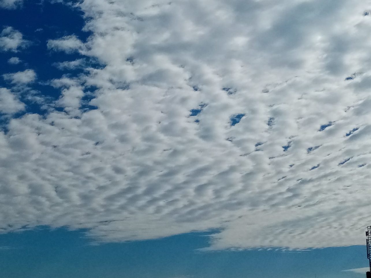 Лентикулярные облака над братиславским районом Вракуня. Фото пользователя Monika Váňová в Facebook