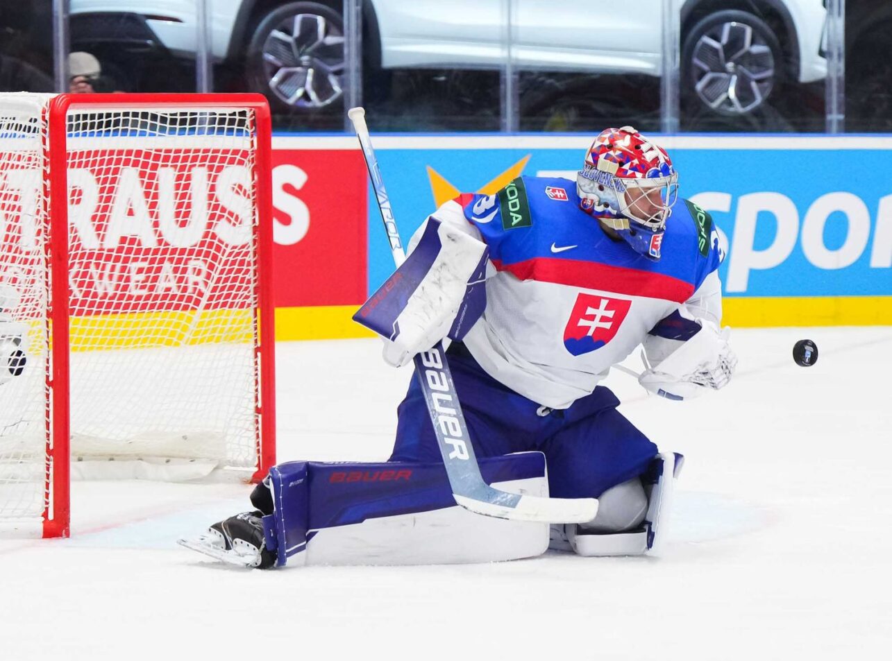 Самуэл Главай на чемпионате мира 2024 года. Фото IIHF