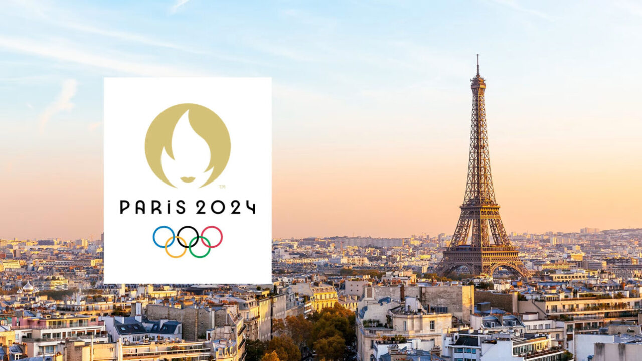 Олимпиада-2024 в Париже. Коллаж Paris 2024 Olympics