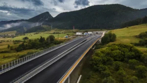 Часть магистрали D1 с въездом в тоннель Вишнёво. Фото NDS