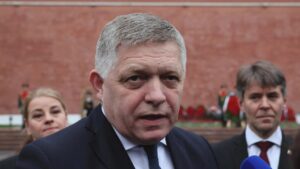 Роберт Фицо во время визита в Москву в мае 2026 года