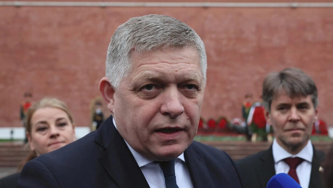 Роберт Фицо во время визита в Москву в мае 2026 года