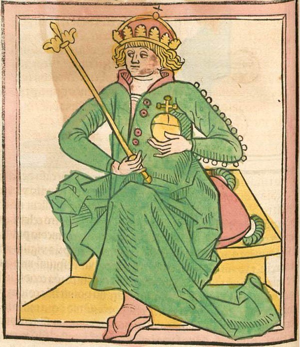 Венгерский король Карл Роберт Анжуйский на гравюре 1450 года. Источник: Wikimedia
