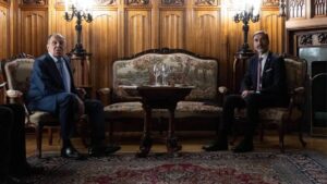 Встреча Сергея Лаврова (слева) и Юрая Бланара в Москве 26 октября 2026 года. Фото FB/Juraj Blanár