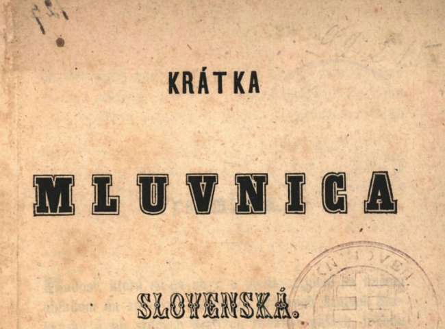 Krátka mluvnica slovenská